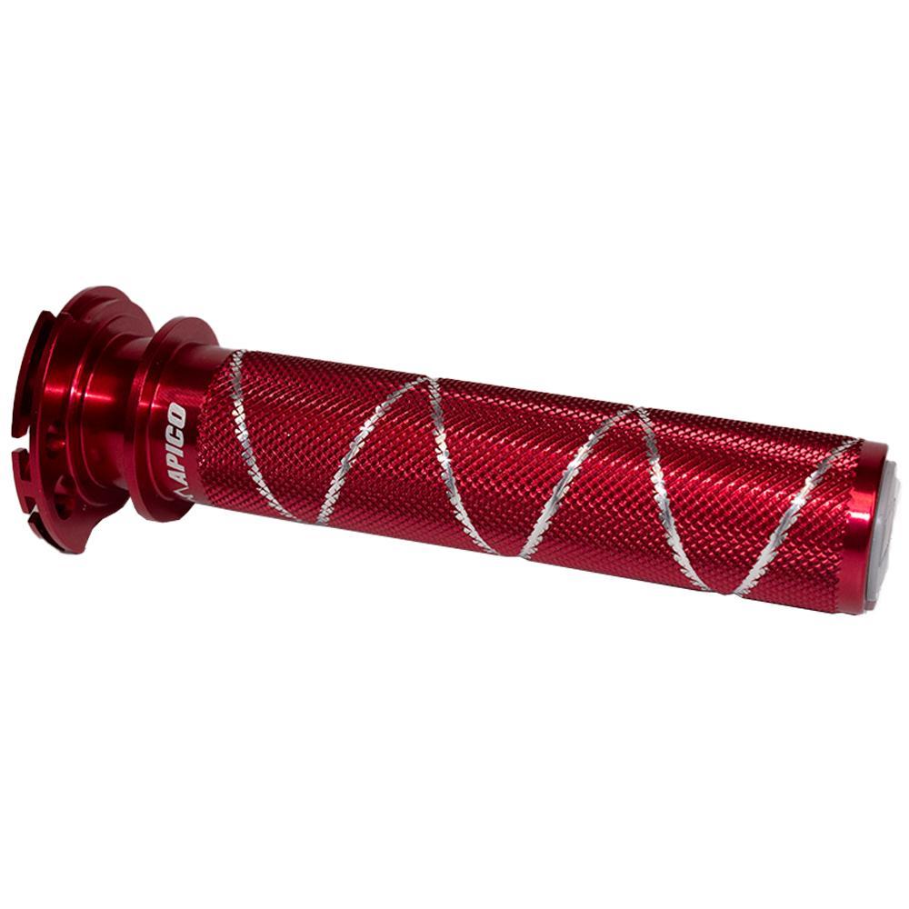 THR.SLEEVE16ALU RED - Apico Alloy Throttle Sleeve For KTM/Husqvarna SXF/FC & SX/TC 125/250/300 2023-2025, EXC-F/FE 2017-2025, EXC/TPI 2018-2025, Gas Gas MC/EC/EX 2021-2025 Red