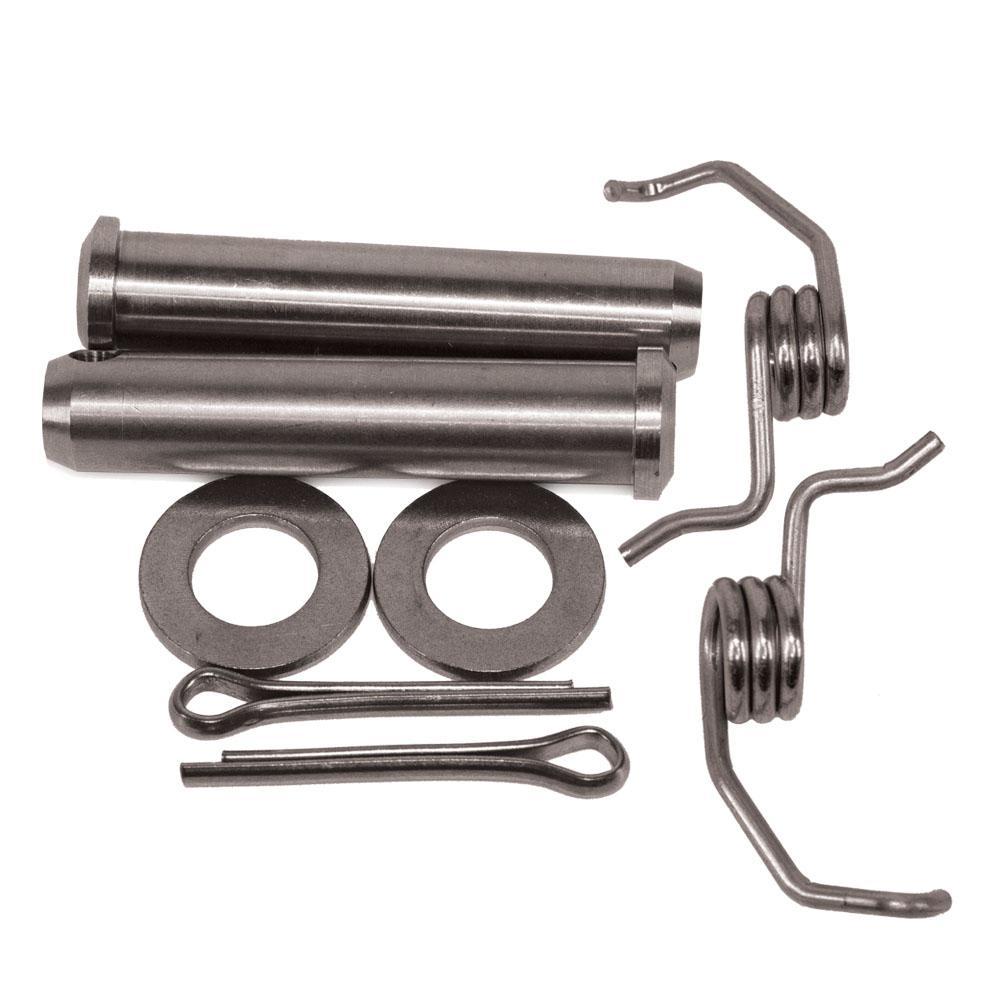 Apico Steel Fpp Set Kaw 2 - Foot Peg Pin & Spring Set For Kawasaki Kx 125/250 1991-1996, Kx500 1988-2004