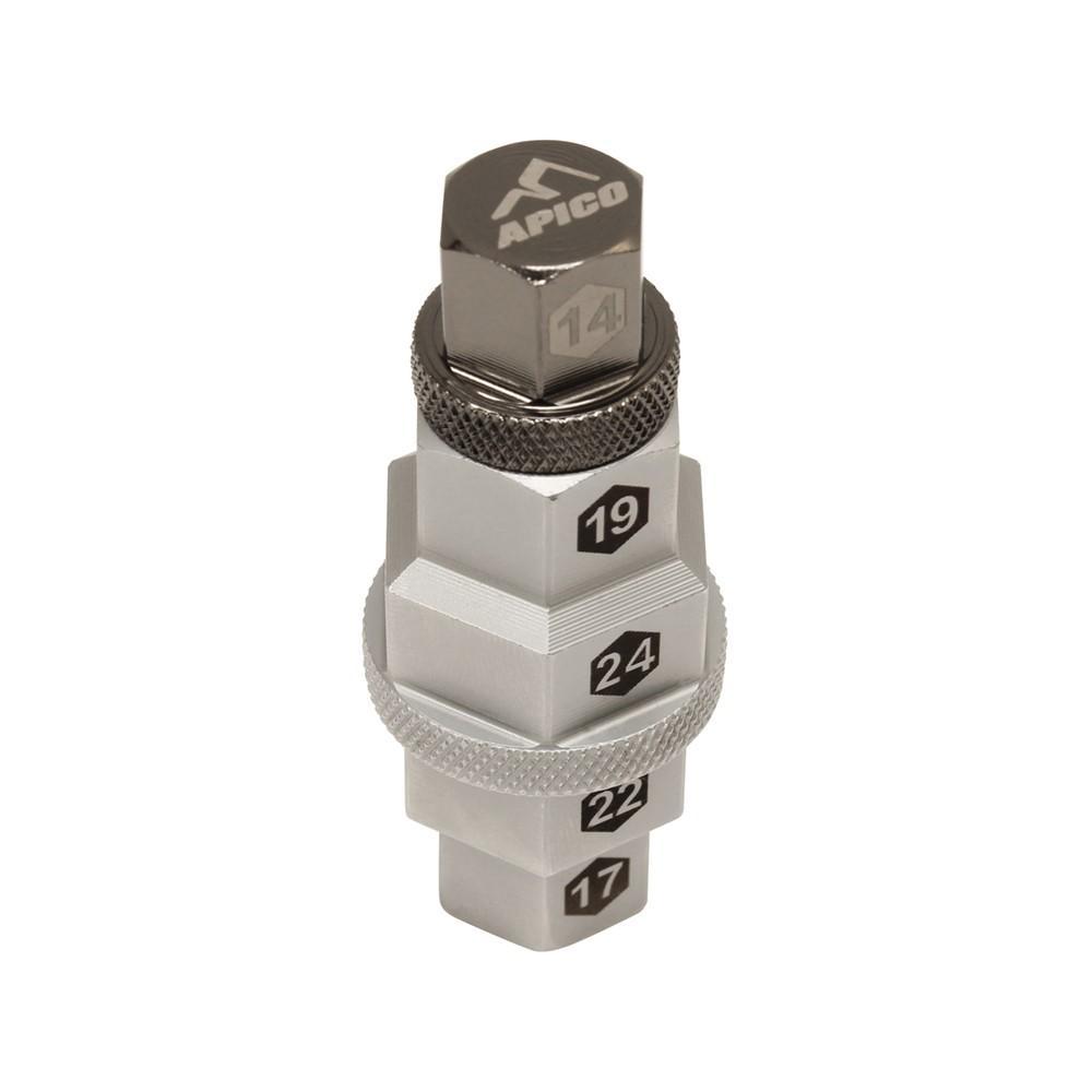 AXLE TOOL - Apico 5-in-one Axle Tool - 14, 17, 19, 22, 24mm