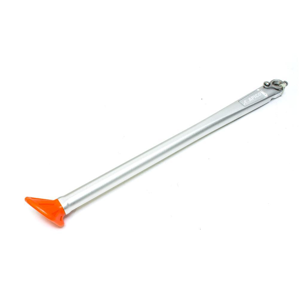 Apico Orange Sidestand Ktm Sil/Or - Side Stand For Ktm Exc/Exc-F 125-525 2008-2016, Husqvarna Te/Fe 125-501 2009-2016 Silver