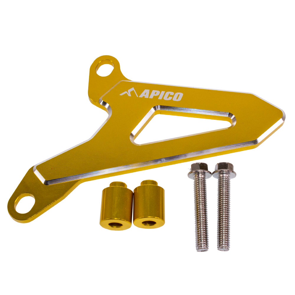 Apico Gold Fsc Suz 2 Gd - Front Sprocket Cover For Suzuki Rm125 1996-2008, Rm250 2001-2008