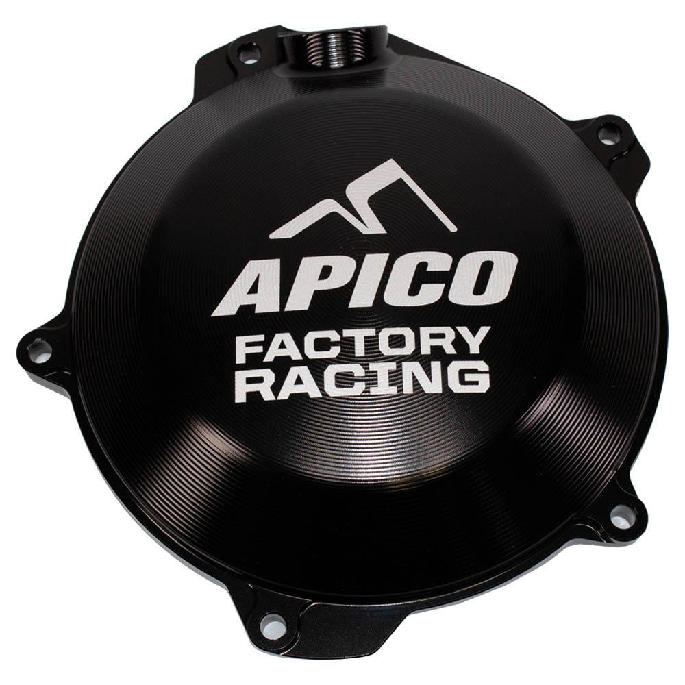 Apico Black Apcc Ktm 14 - Clutch Cover For Ktm Sx/Sxf 250-450 2023, Husqvarna Tc/Fc/Tx/Fx 250-450 2023, Gas Gas Mc 250/350/450F Factory 2023