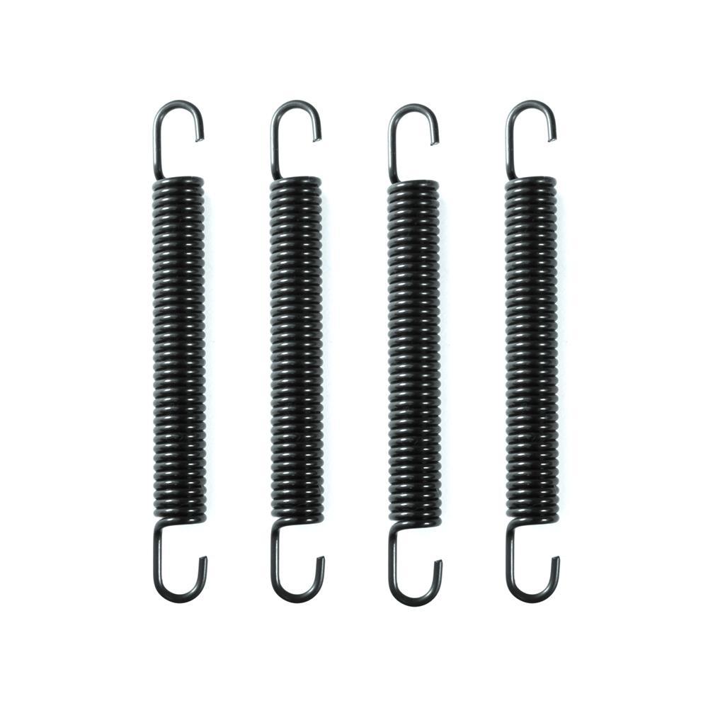Apico Black Spring 57Mm X 4 - Exhaust Spring 4-Pack 57Mm