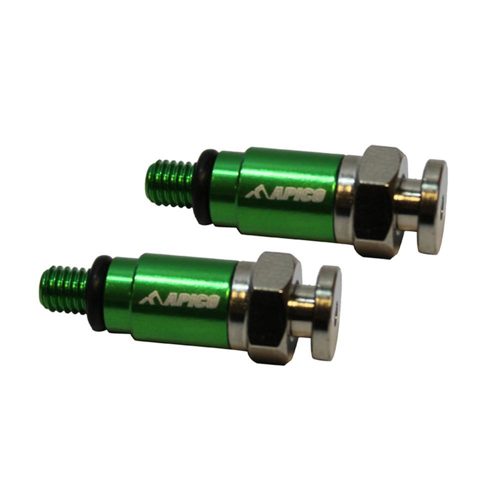 Apico Green Fairbleed M5x0.8 Grn - Fork Air Bleeders Kayaba/Showa M5x0.8