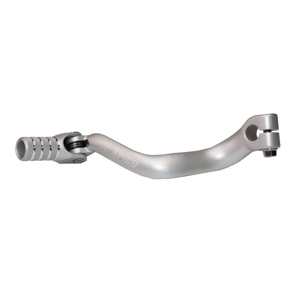 Apico Silver Gpf203 - Forged Gear Pedal For Kawasaki Kx 125/250 1988-1993, Kx500 1988-1993