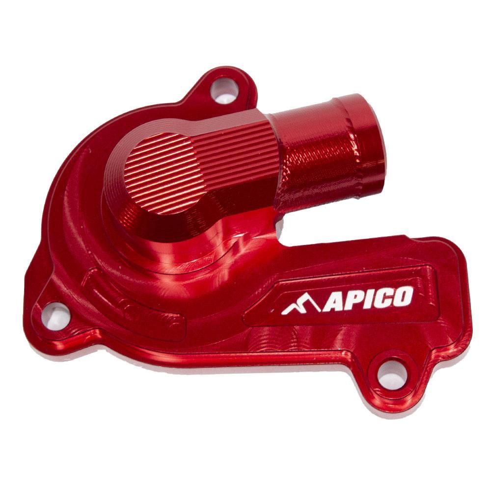 WPC KTM 6 RD - Apico Water Pump Cover For KTM/Husqvarna SXF/FC/FX 250-350 2023-2025, EXC-F 250/350 & FE 250/350 & Gas Gas MC-F/EC-F/EX-F 250/350 2024-2025 Red