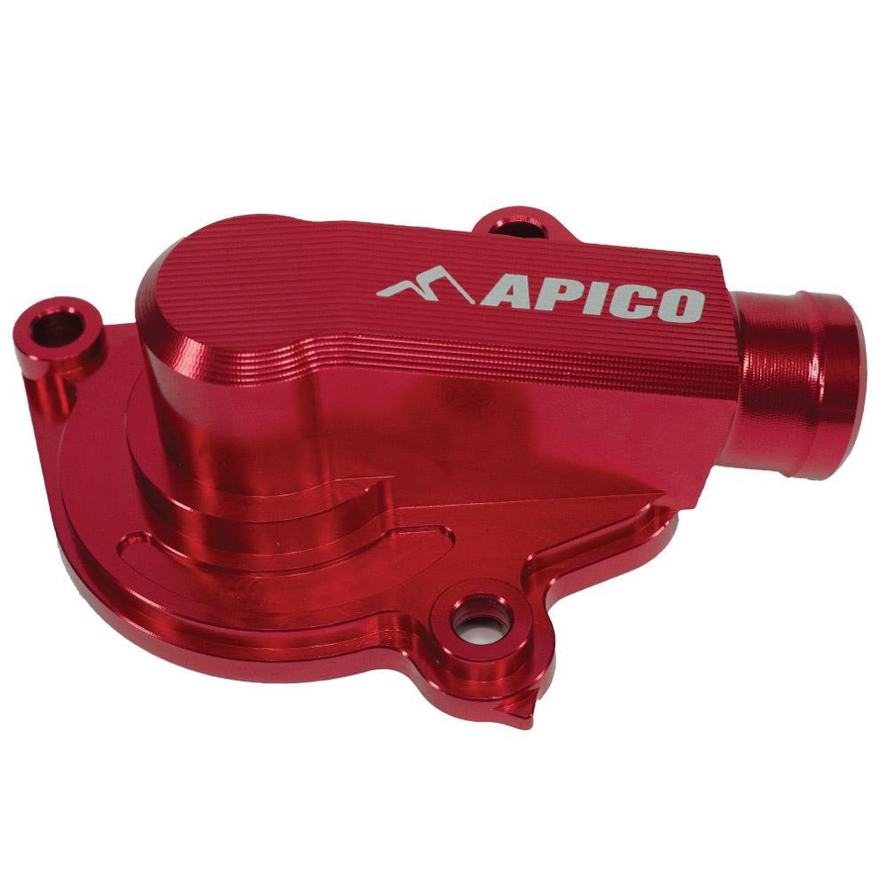 WPC KTM 7 RD - Apico Water Pump Cover For KTM/Husqvarna SX/TC/TX 125/250/300 2023-2025, EXC/TE 150/250/300 2024-2025, Gas Gas MC/EC/EX 125/250/300 2024-2025 Red