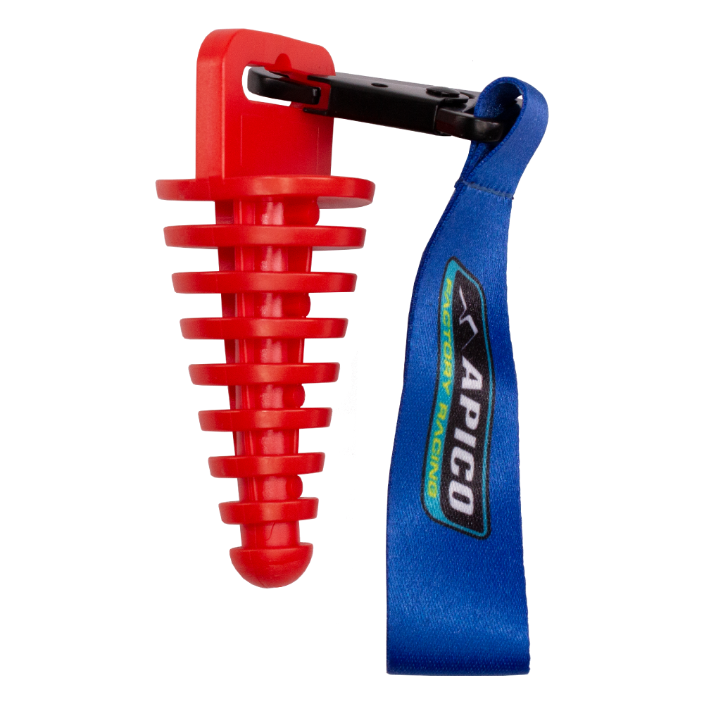 Apico Red Exhplug 2St Api Rd - Exhaust Plug 2 Stroke With Lanyard