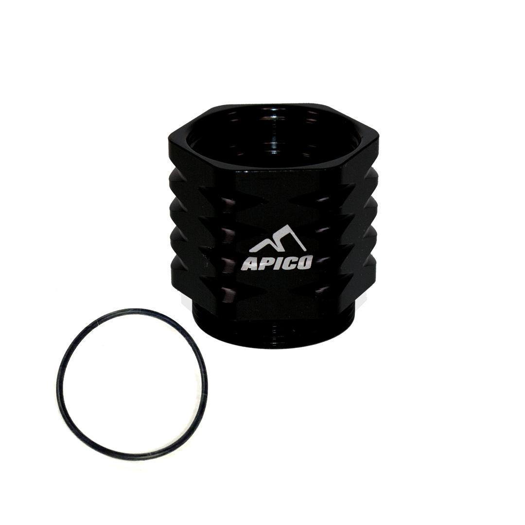 MRBC-10 EXT BK - Apico Braktec Rear Brake Cooling Extension For Gas Gas EC/EC-F 250/350 2021-2025, MC/MC-F/EX/EX-F 125-450 2024-2025 Black