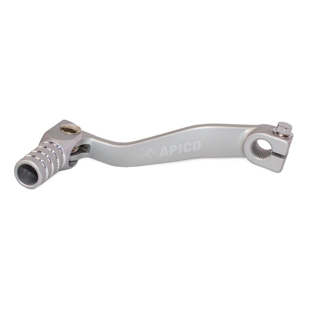 GPF130 - Apico Forged Gear Pedal For Honda CRF125F 2014-2023 Silver