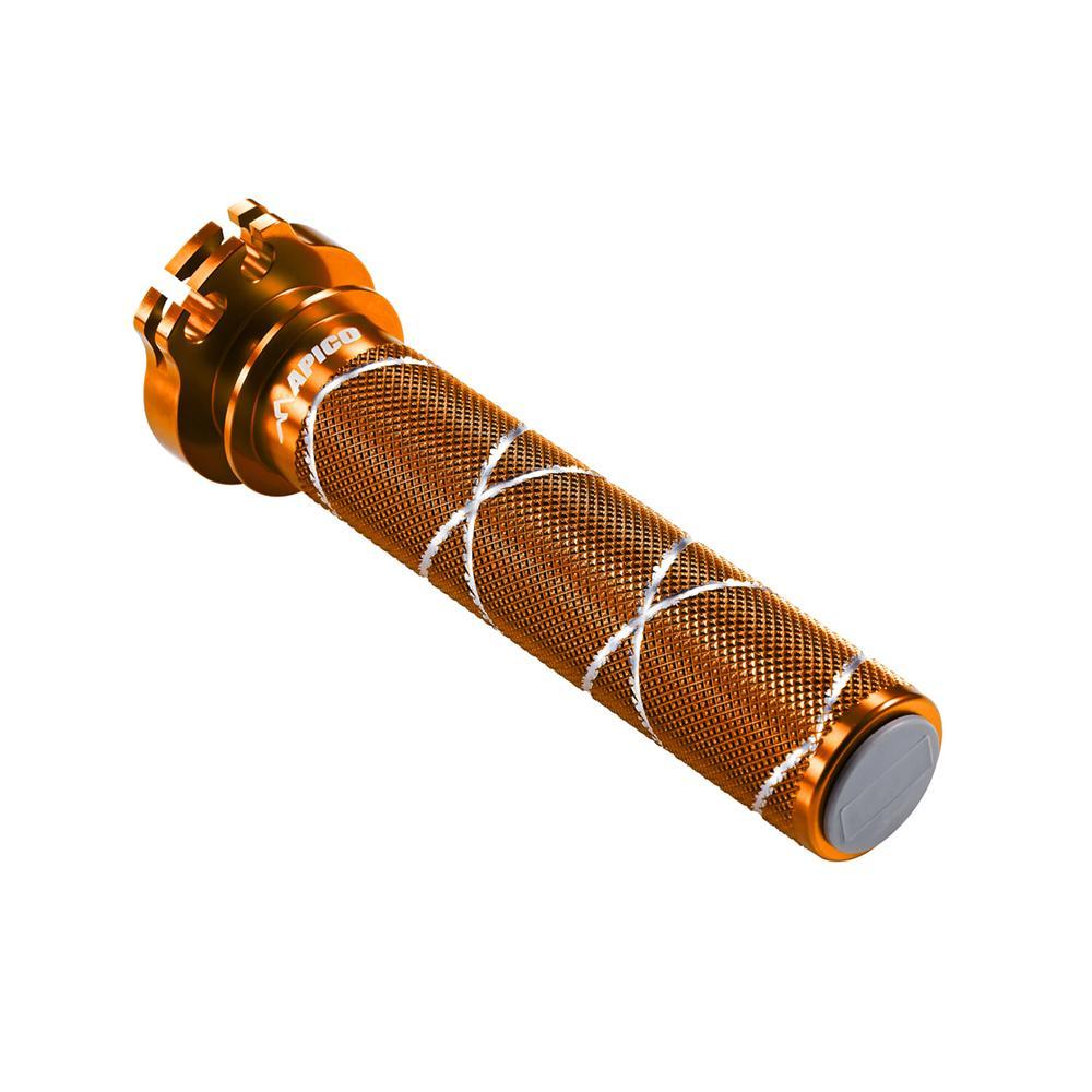 THR.SLEEVE13ALU ORA - Apico Alloy Throttle Sleeve For KTM SXF250 2006-2015, EXC-F450 2006-2016, XC-W500 2012-2016 Orange