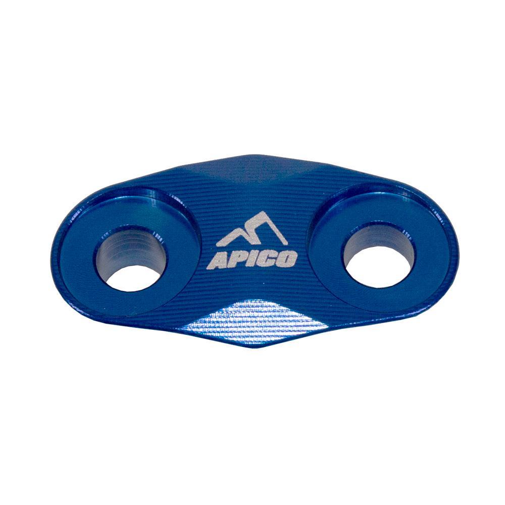 BHC KTM 1 BLU - Apico Brake Hose Clamp For KTM SX 50/65 & Husqvarna TC 50/65 & Gas Gas MC 50/65 2019-2025 Blue