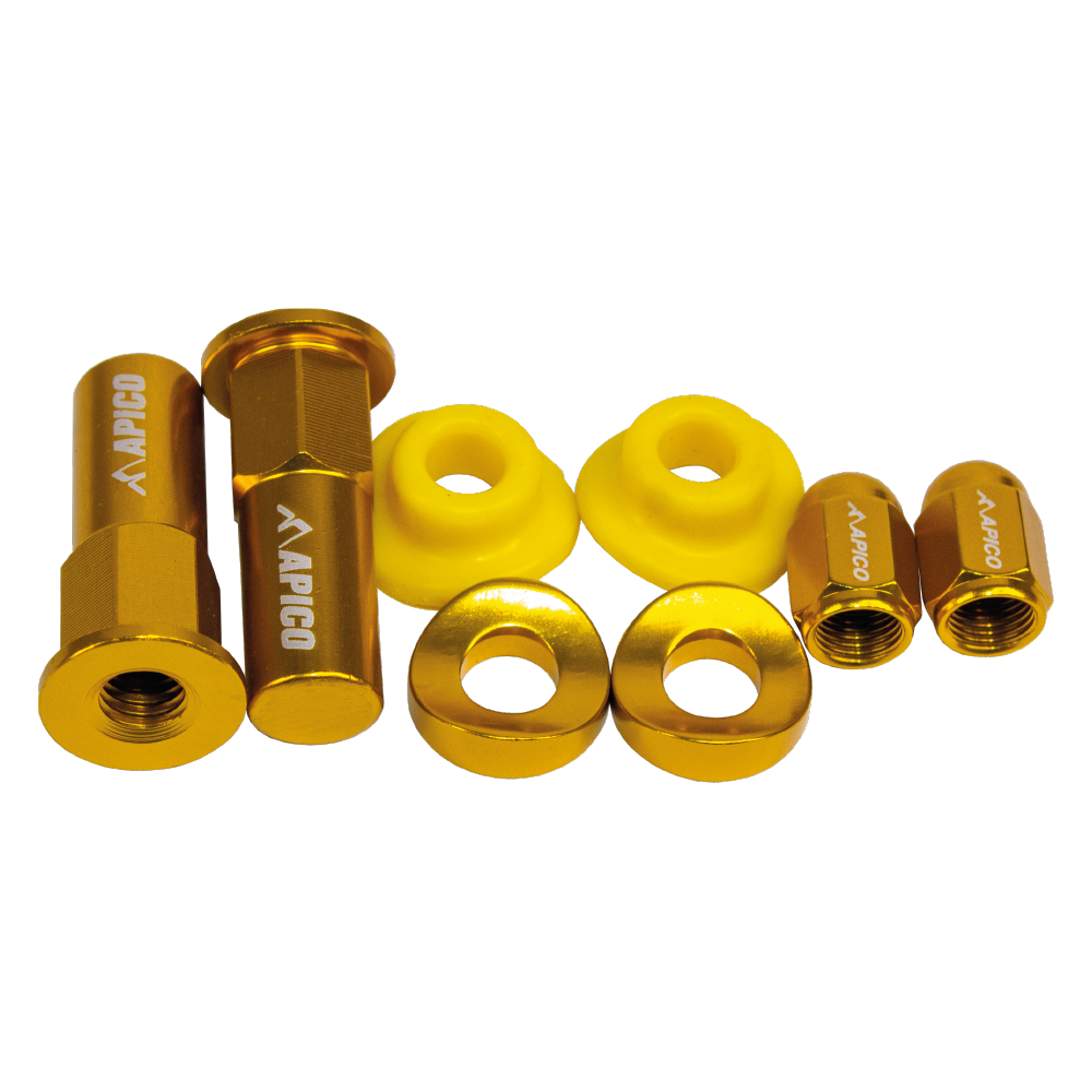 Apico Yellow Abp Wheel Yw - Factory Wheel Bling Pack