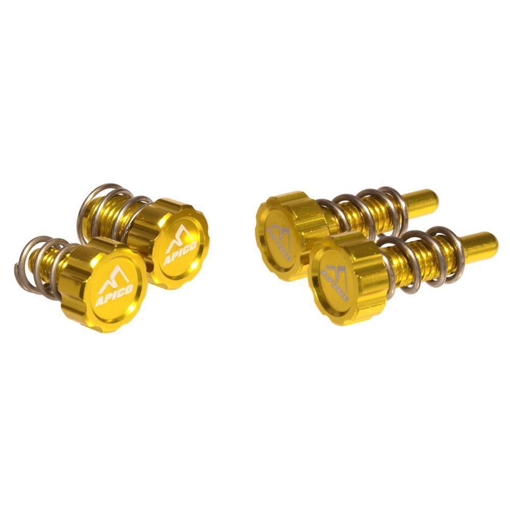 Apico Gold At Lever Adj Set 1 Gd - Brake & Clutch Master Cylinder Adjuster Set For Ajp & Braktec