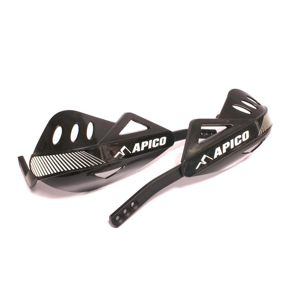 Apico Black Hg Api Bk - Enduro Hand Guards With Full Wrap Around Aluminium Frame