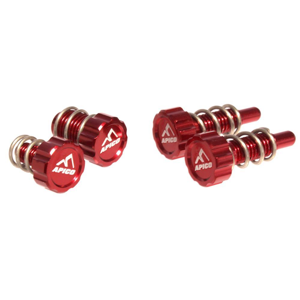 Apico Red At Lever Adj Set 1 Rd - Brake & Clutch Master Cylinder Adjuster Set For Ajp & Braktec