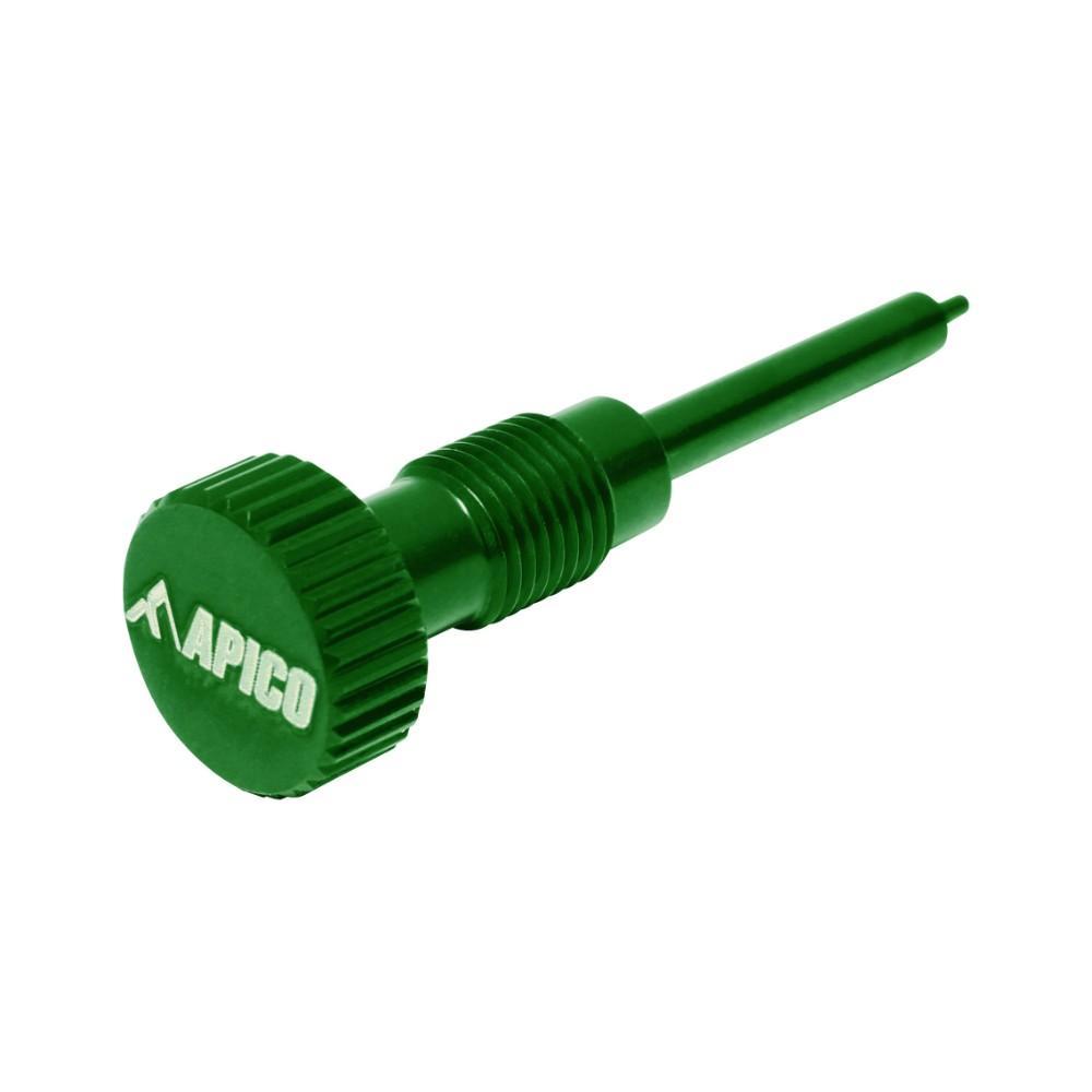 AT AIRSCREW DEL GN - Apico Dellorto Carburettor Air Screw Green