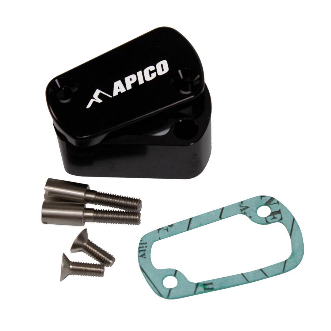 MRBC-11 EXT BK - Apico Brake Cooling Extension Rear For Suzuki RM/RMZ & Kawasaki KX/KXF-XC 2003-2023 Black