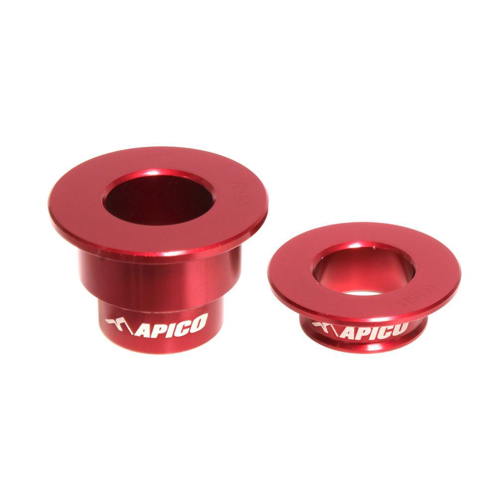 WSR GAS 1 RD - Apico Rear Wheel Spacers For Gas Gas EC 200/300 & XC 200/300 2018-2020 Red