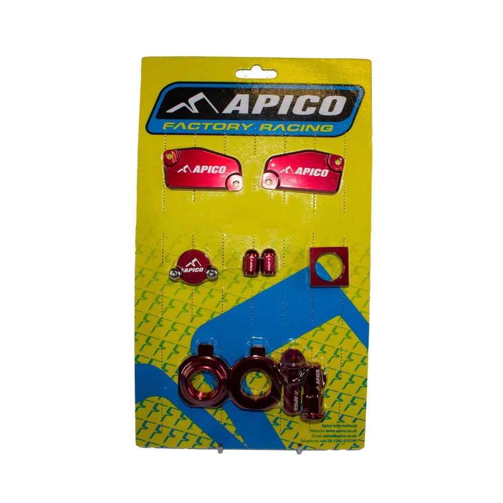 Apico Red Abp Ktm 17 Rd - Factory Bling Pack For Ktm Sx85 2015-2020, Husqvarna Tc85 2015-2020, Ktm Freeride 250-350 2012-2019