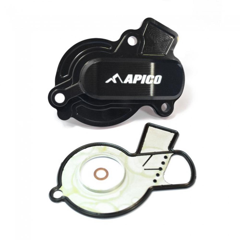 WPC KTM 3 BK - Apico Water Pump Cover For KTM SXF450 & Husqvarna FC 450 2016-2025, EXC-F/FE 450-501 2017-2025, Gas Gas MC-F/EX-F 450 2021-2025 Black
