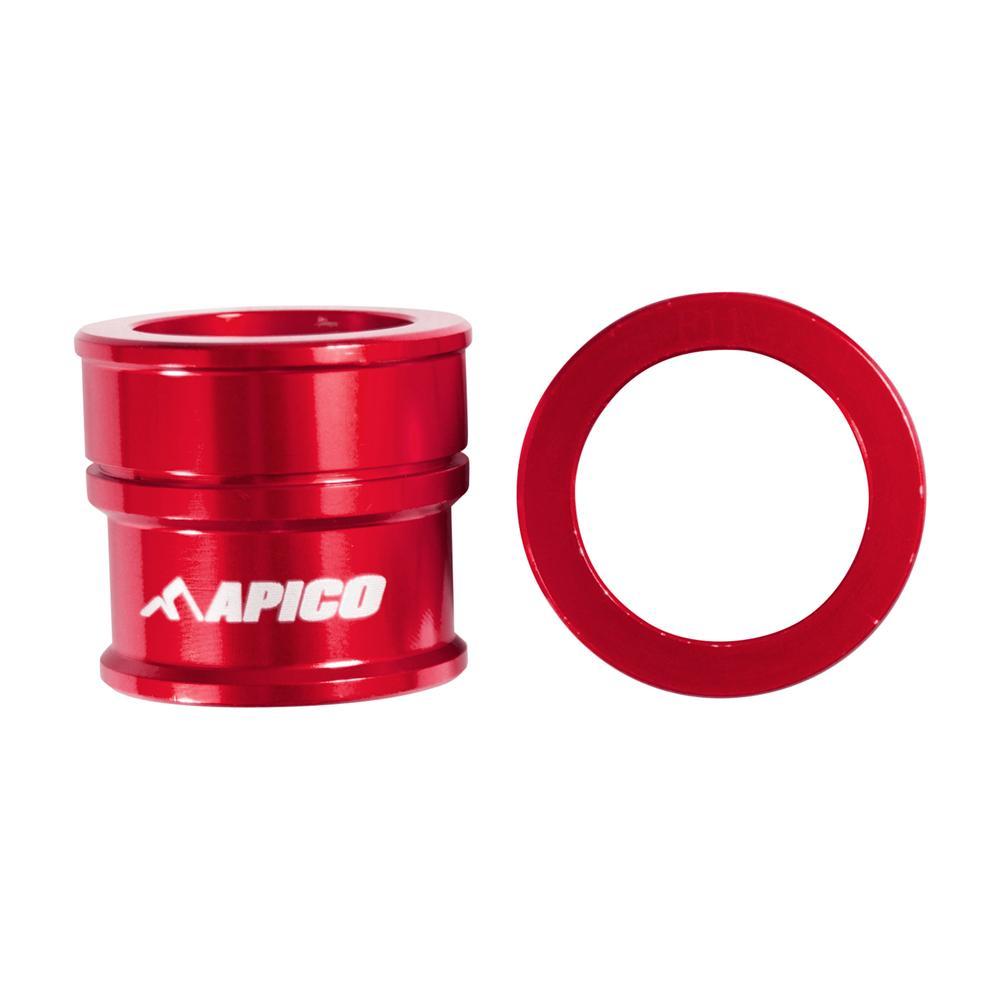 Apico Red Wsf Suz 3 Rd - Front Wheel Spacers For Suzuki Rmz 250/450 2007-2022