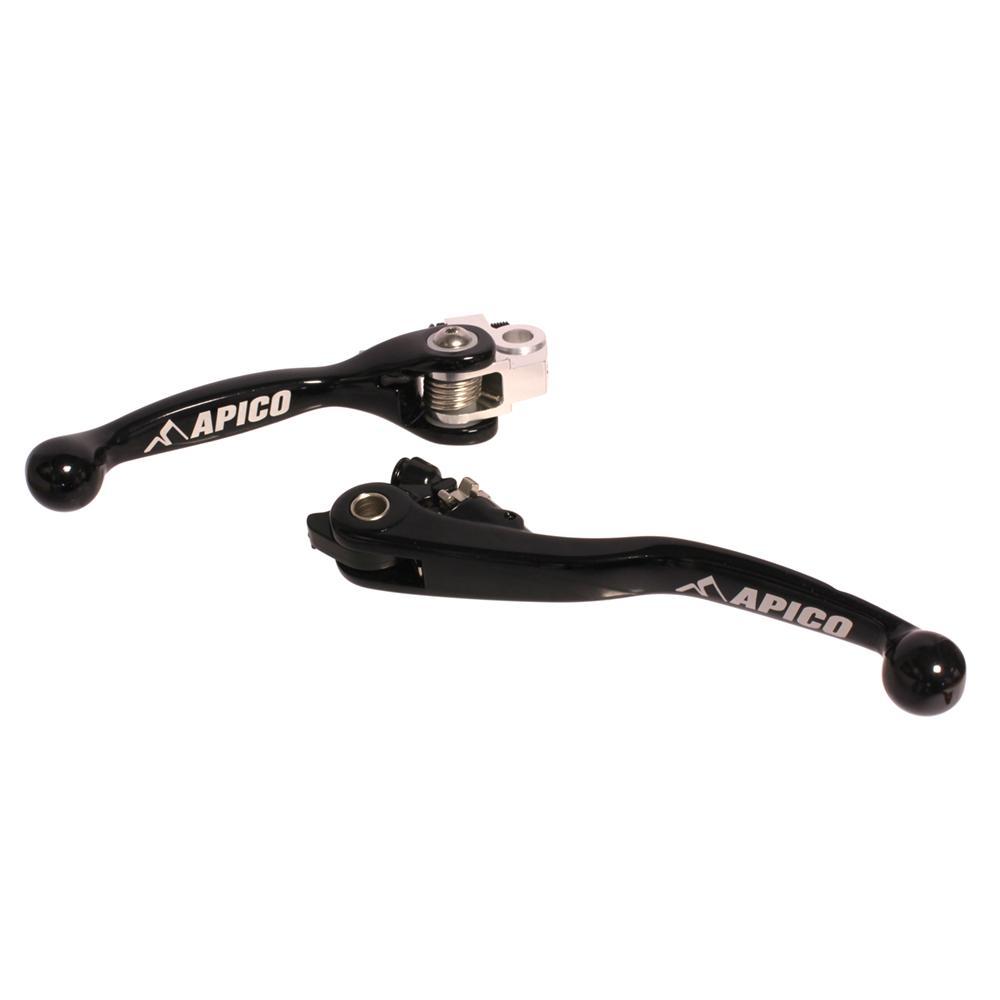 Apico Black Leflexi Set Gas 2 Bk - Set Of Flexi Levers For Gas Gas Ec/Xc 250/300 2018-2020