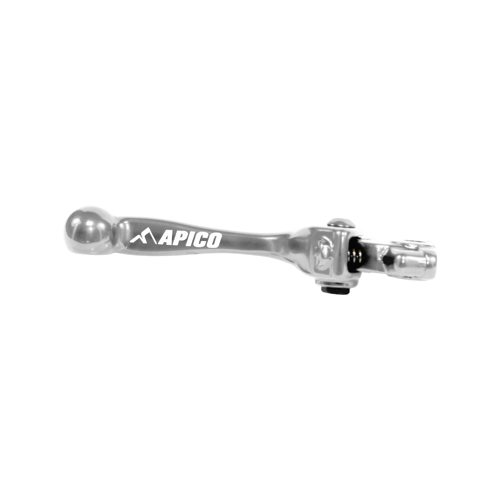 Apico Silver Leb24 Elite Sv - Elite Brake Lever For Kawasaki Kxf250 2021-2023, Kxf450 2019-2023, Kx 250/450Xc 2021-2023