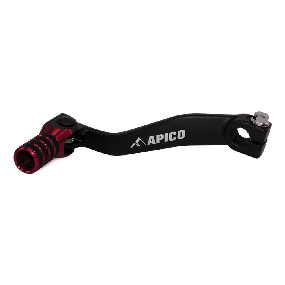 GPF130 ELITE BKRD - Apico Elite Gear pedal For Honda CRF125F 2014-2023 Black/Red