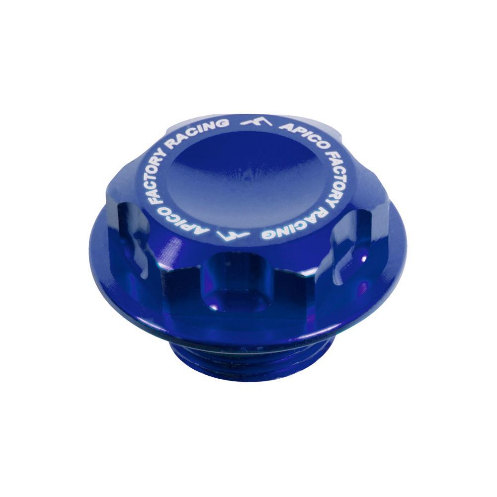 SSNUT5 BLU - Apico Steering Stem Nut For KTM 125-530 2001-2023, Husqvarna 2014-2023, Beta RR 2010-2023, Gas Gas 2021-2023 Blue