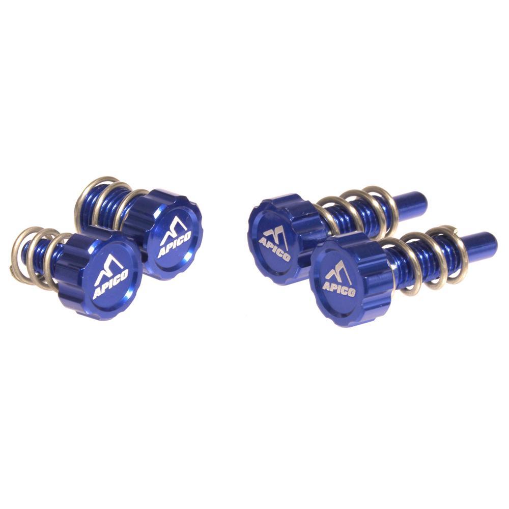 Apico Blue At Lever Adj Set 1 Bu - Brake & Clutch Master Cylinder Adjuster Set For Ajp & Braktec
