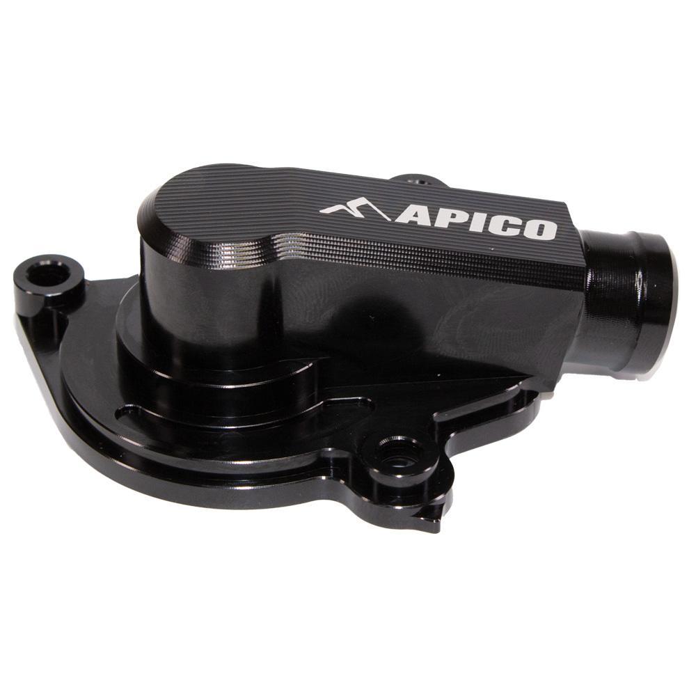 WPC KTM 7 BK - Apico Water Pump Cover For KTM/Husqvarna SX/TC/TX 125/250/300 2023-2025, EXC/TE 150/250/300 2024-2025, Gas Gas MC/EC/EX 125/250/300 2024-2025 Black