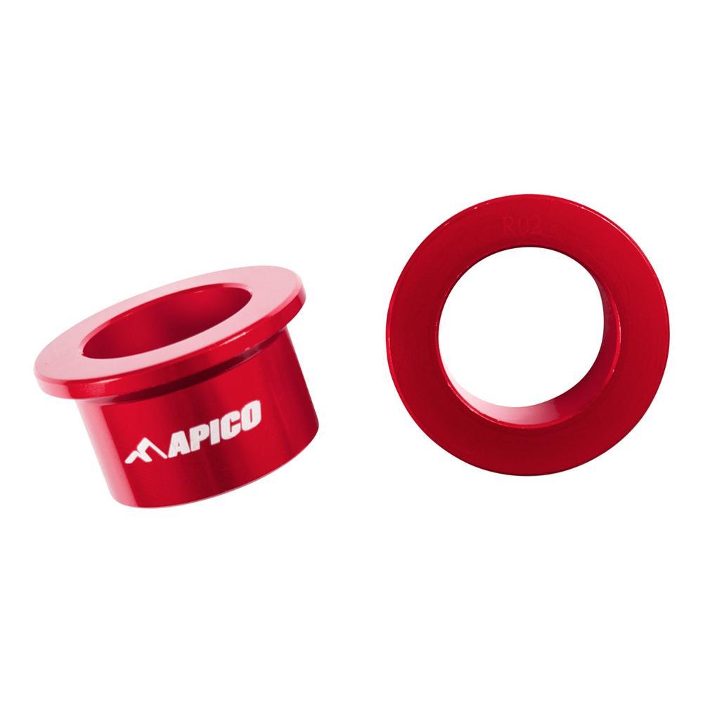 Apico Red Wsr Suz 3 Rd - Rear Pro Wheel Spacers For Suzuki Rmz 250/450 2007-2022