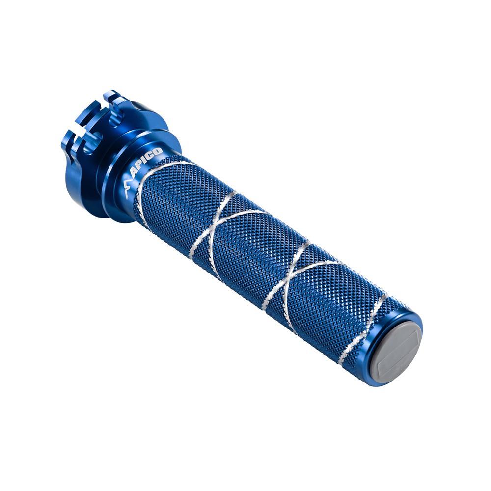 THR.SLEEVE13ALU BLU - Apico Alloy Throttle Sleeve For Husqvarna FC 250/350/450 2014–2015 Blue