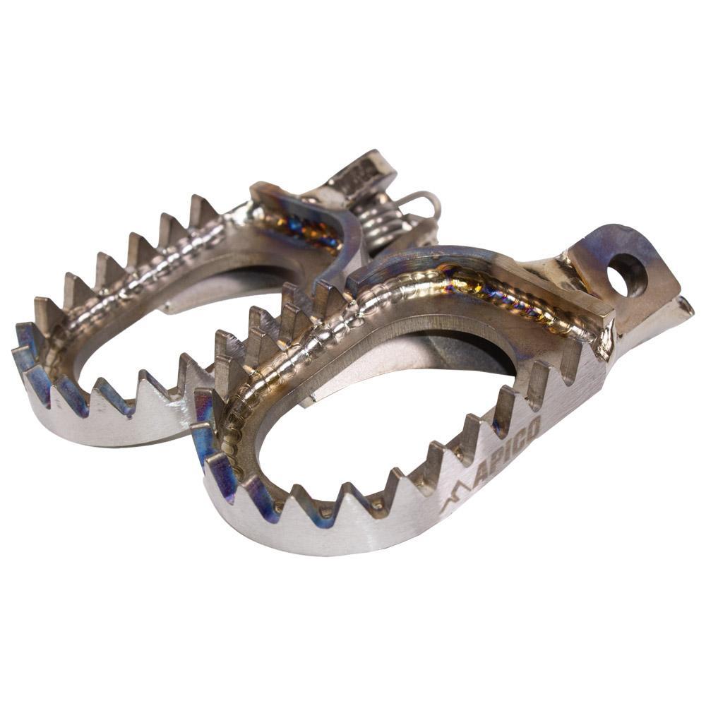 FPTIOD KTM - Apico Open Design Titanium Foot Pegs For KTM SX50 2014-2022, SX250 2000-2016, SXF 250/350/450 2006-2015
