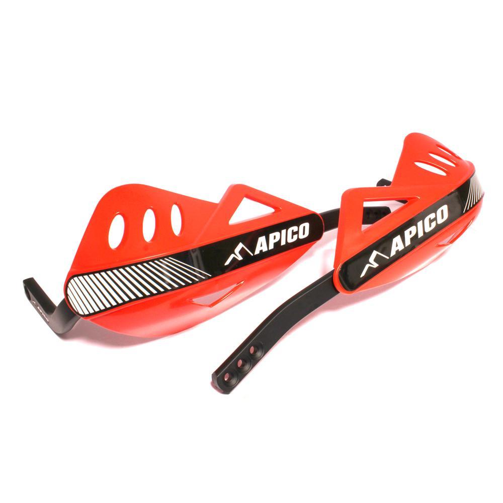 Apico Red Hg Api Rd - Enduro Hand Guards With Full Wrap Around Aluminium Frame