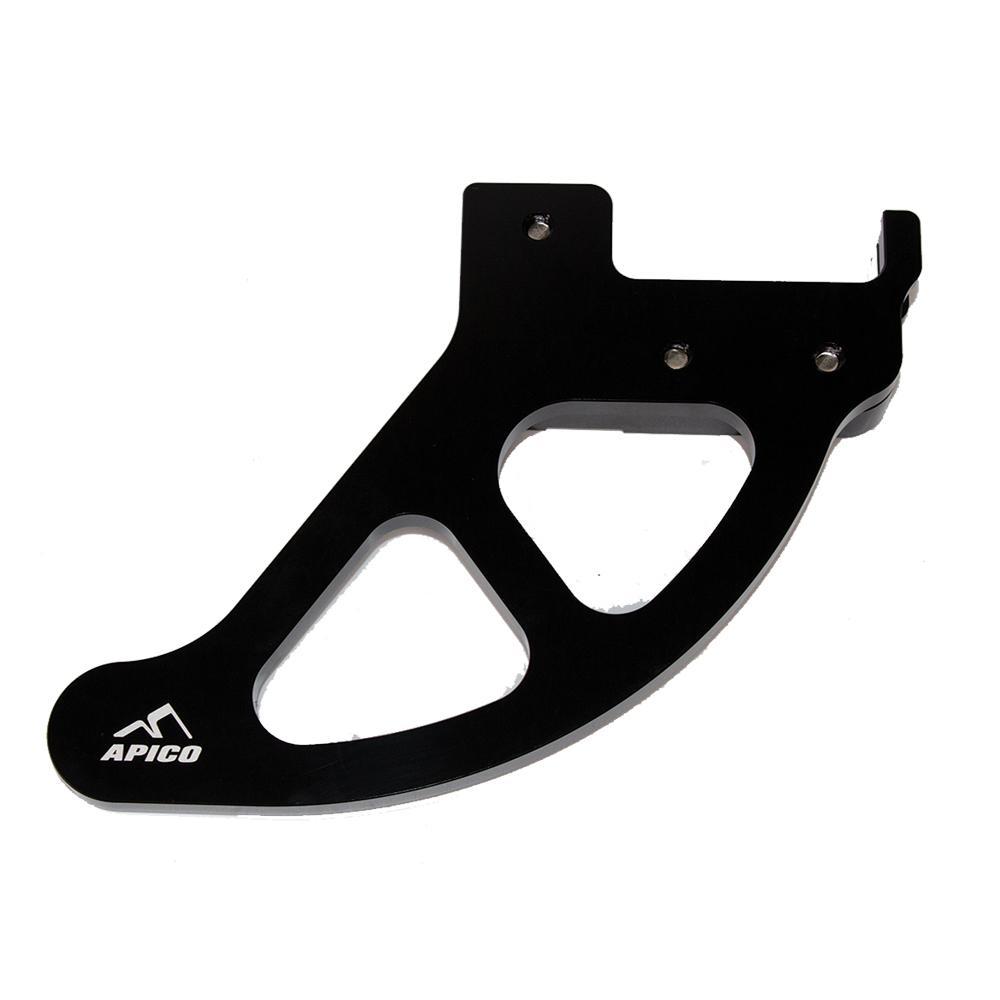 Apico Black Disc Guard Gas Bk - Rear Braktec Brake Disc Guard For Gas Gas Ec/Ec-F 250/350 2021-2023, Husqvarna Te 150/300I 2022-2023, Fe 250-501 2022-2023