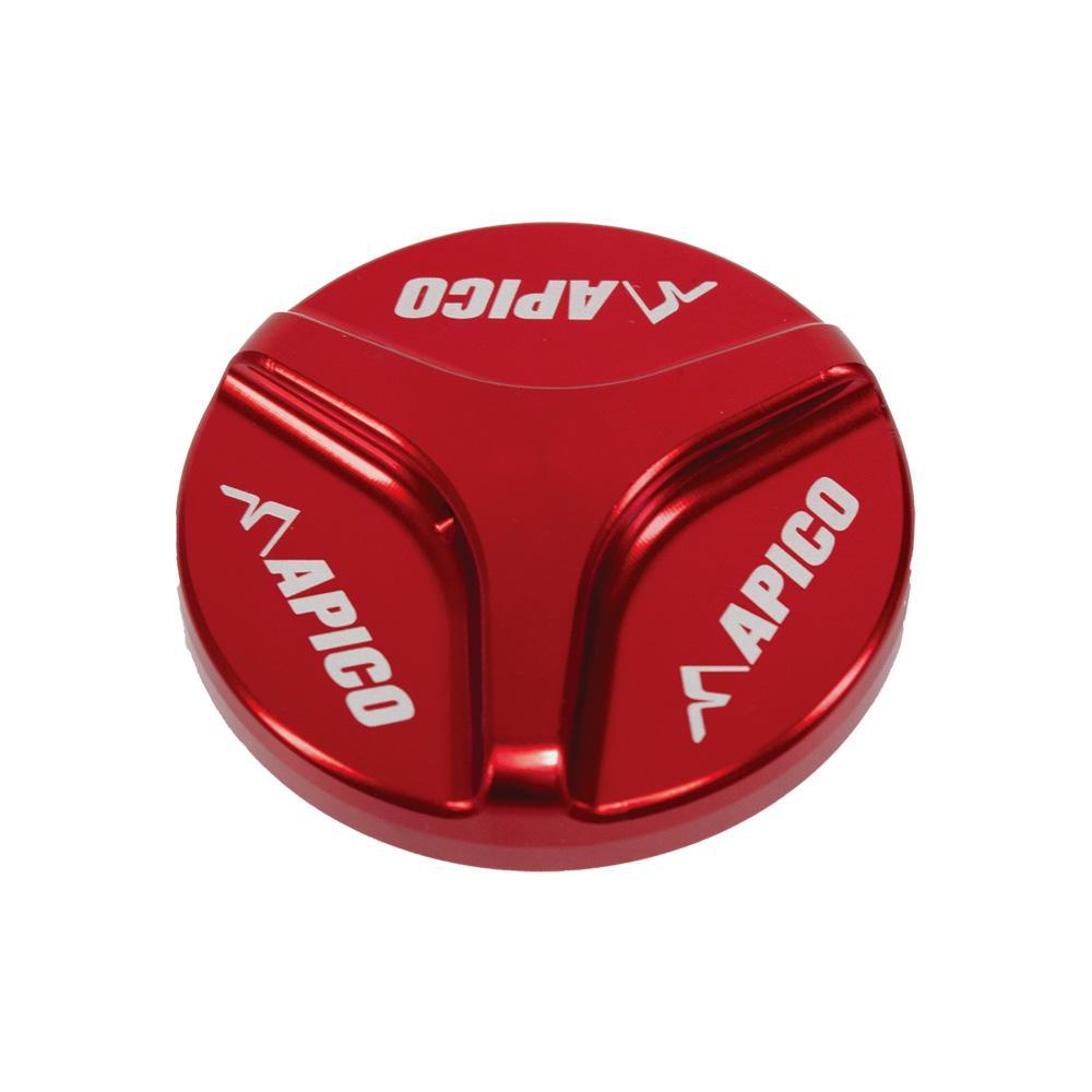 AT FUEL CAP BETA 18 RD - Apico Alloy Fuel Cap For Beta Evo 125/200 2019-2024, 250/300 2018-2024 Red