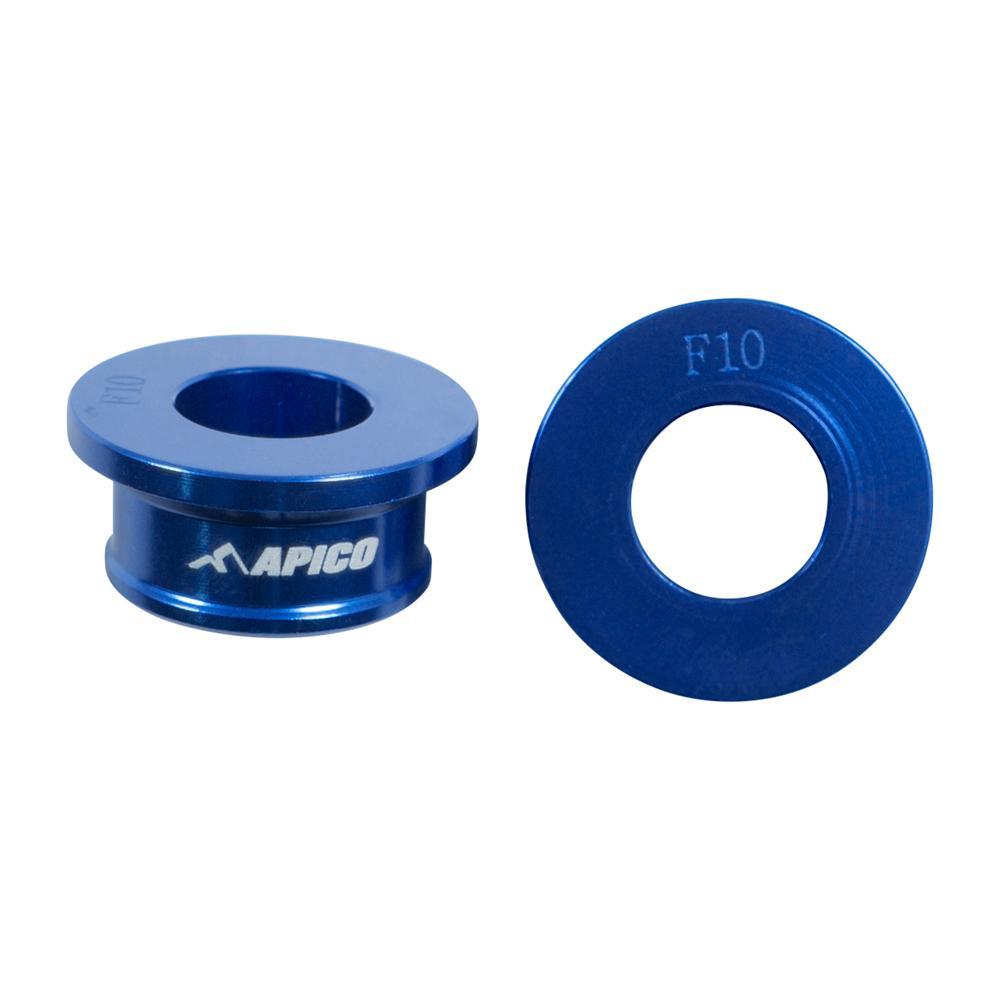 Apico Blue Wsf Kaw 1 Bu - Front Wheel Spacers For Kawasaki Kx85 2001-2023