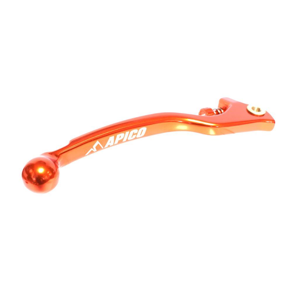 Apico Orange Leb91 Elite Or - Elite Forged Brake Lever Trials Braktec With Adjuster