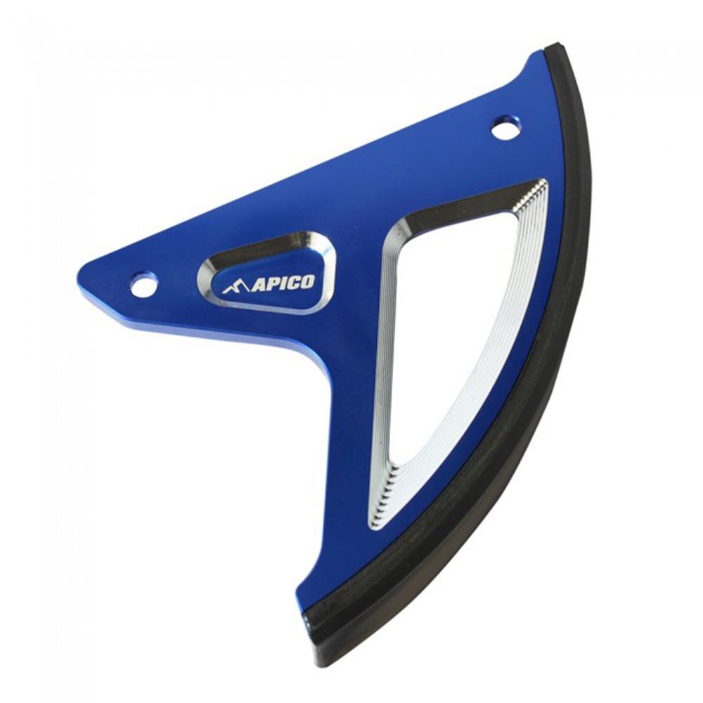 Apico Blue Disc Guard Kx/Kxf Bu - Rear Brake Disc Guard For Kawasaki Kx 125/250 2003-2008, Kxf 250/450 2004-2023, Kx 250/450Xc 2021-2023