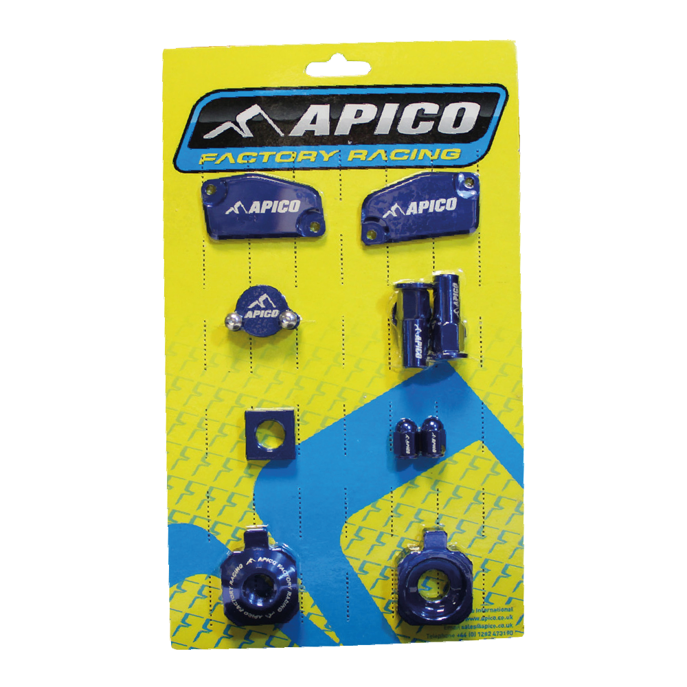 Apico Blue Abp Ktm 18 Bu - Factory Bling Pack For Ktm Sx65 2016-2022, Husqvarna Tc65 2017-2022, Gas Gas Mc65 2021-2022
