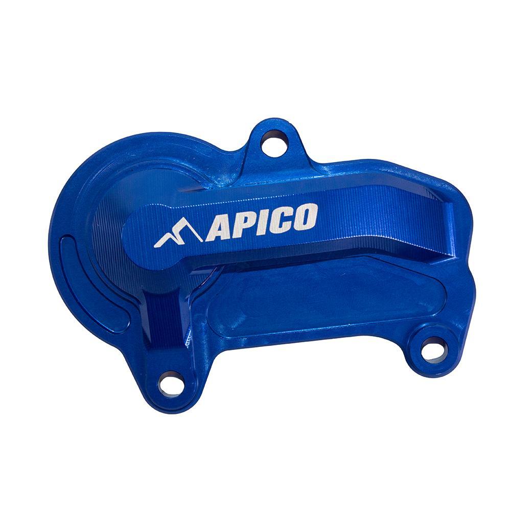 WPC KTM 5 BU - Apico Water Pump Cover For KTM/Husqvarna SX/TC/TX 250 2019-2022, EXC/TPI/TE250/300 2019-2023, Gas Gas MC/EC/EX 250/300 2021-2023 Blue