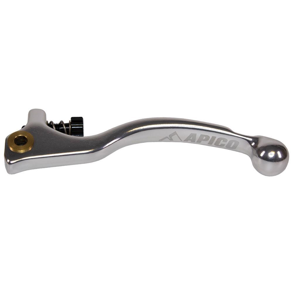 LEC91S ELITE SV - Apico Elite Clutch Lever Forged Trials Braktec Short With Adjuster Silver/black