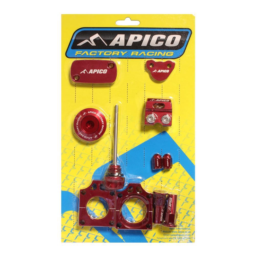 Apico Red Abp Honda 6 - Factory Bling Pack For Honda Crf450r 2017-2020, Crf450rx 2017-2020