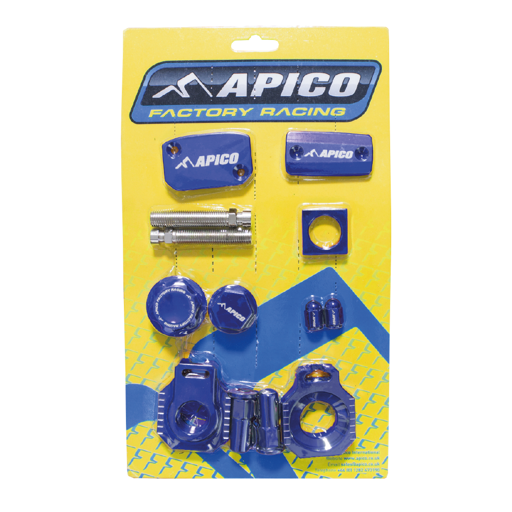ABP KTM 14 BU - Apico Brembo Factory Bling Pack For KTM EXC 125/200 2014-2016, Husqvarna TE/TX 125 2014-2018, TE/FE 250-501 2017-2018 Blue