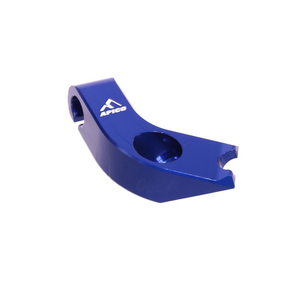 Apico Blue Cable Guide Yzf Bu - Cnc Clutch Cable Guide For Yamaha Yzf250 2001-2013, Wrf250 2001-2014