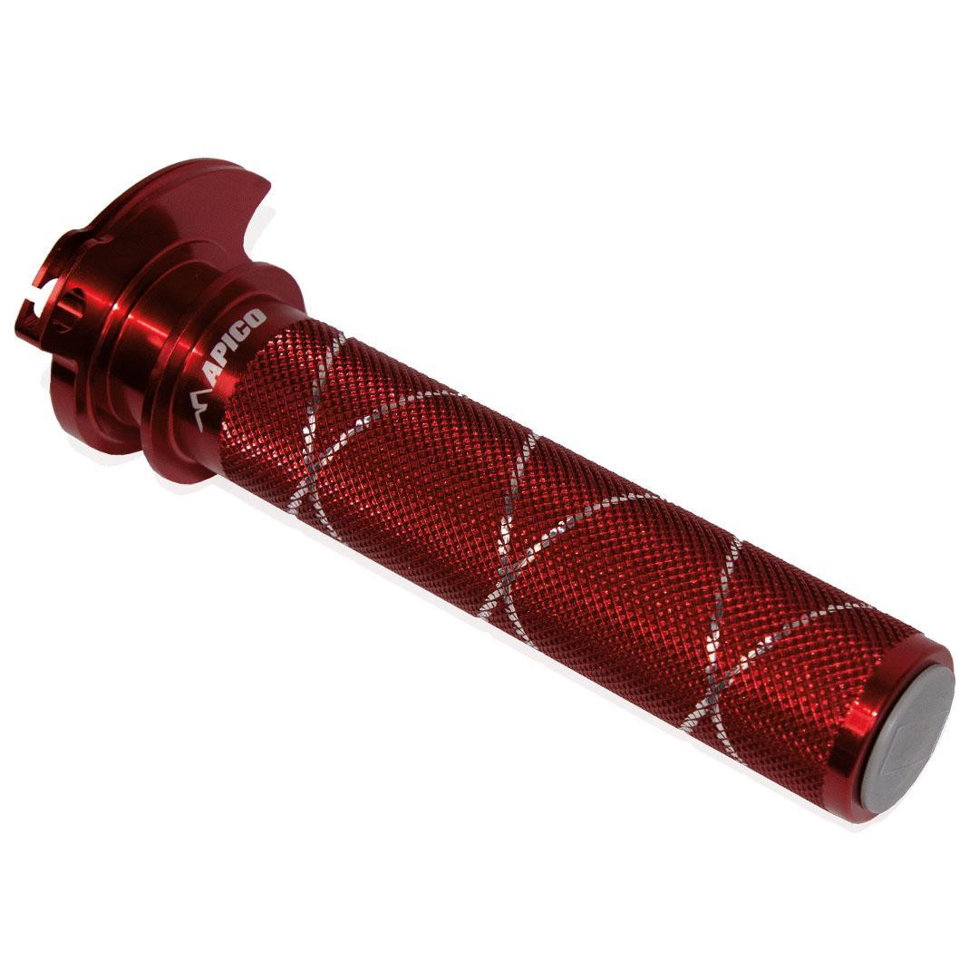 Apico Red Thr.sleeve20alu - Alloy Throttle Sleeve For Ktm Sx65 & Husqvarna Tc65 & Gas Gas Mc65 2021-2025