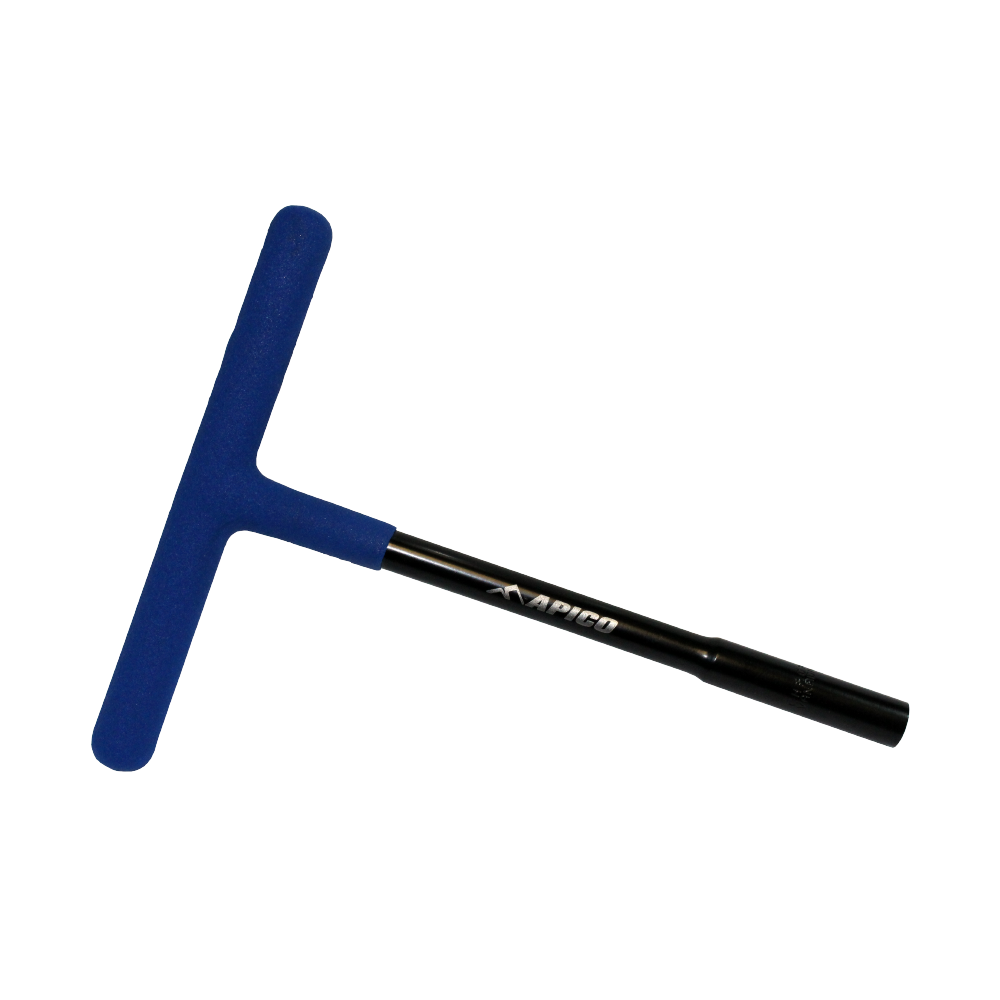 TBARAPI8MM - Apico Premium T-Bar Black/Blue 8mm