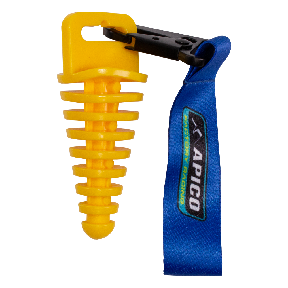 Apico Yellow Exhplug 2St Api Yw - Exhaust Plug 2 Stroke With Lanyard